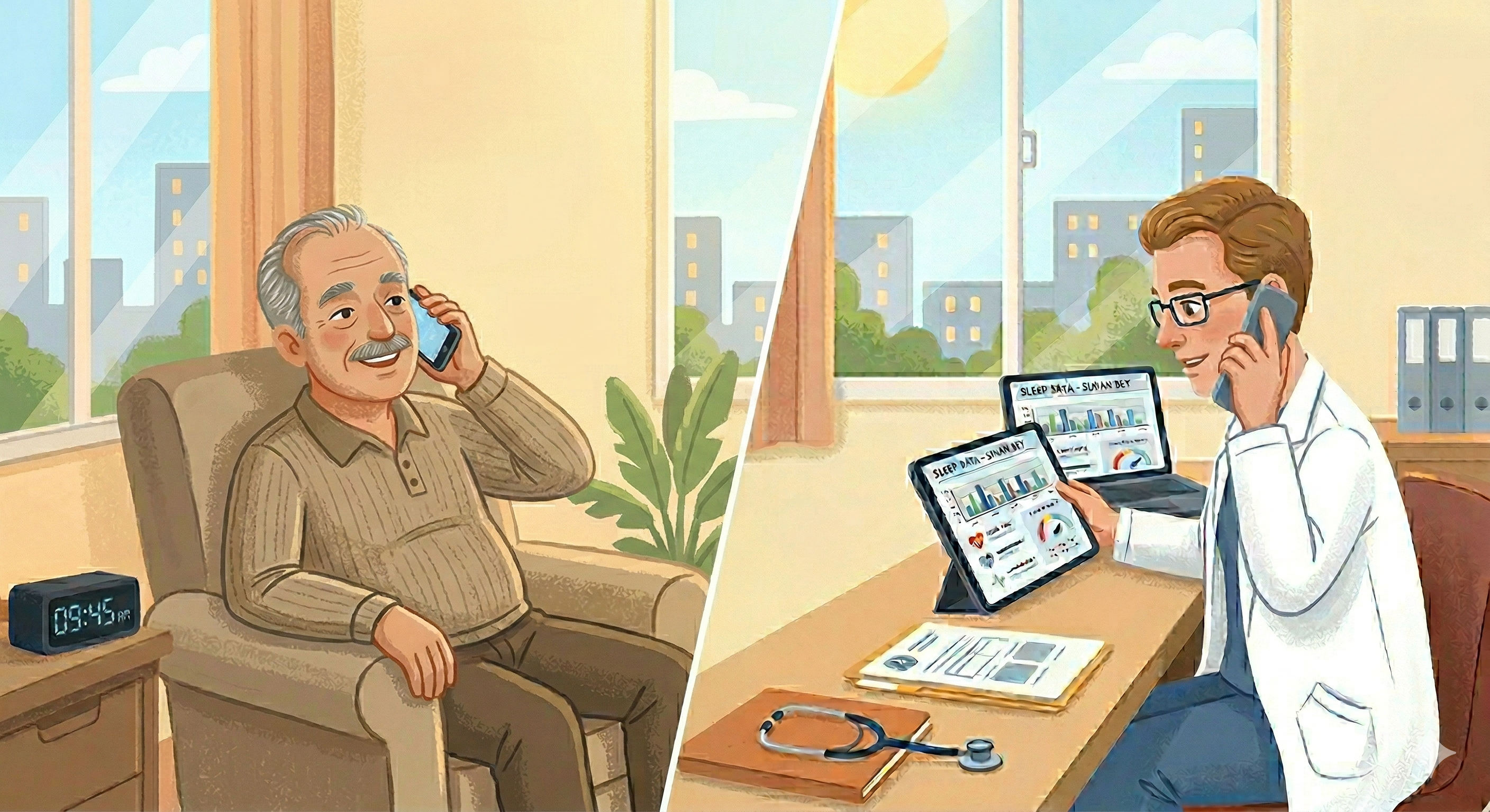 Sabah Gündüz - Sinan Bey ve Doktor Görüşmesi