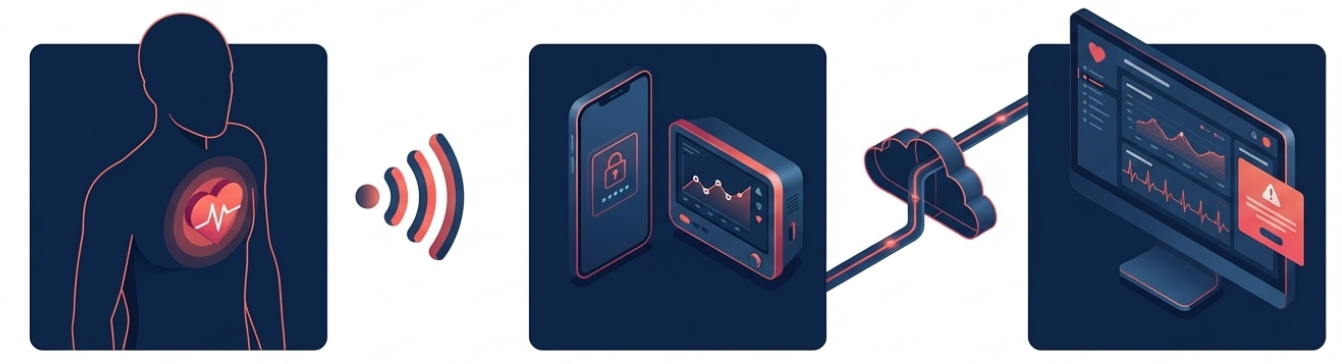 Uzaktan Hasta Takibi İşleyiş Şeması